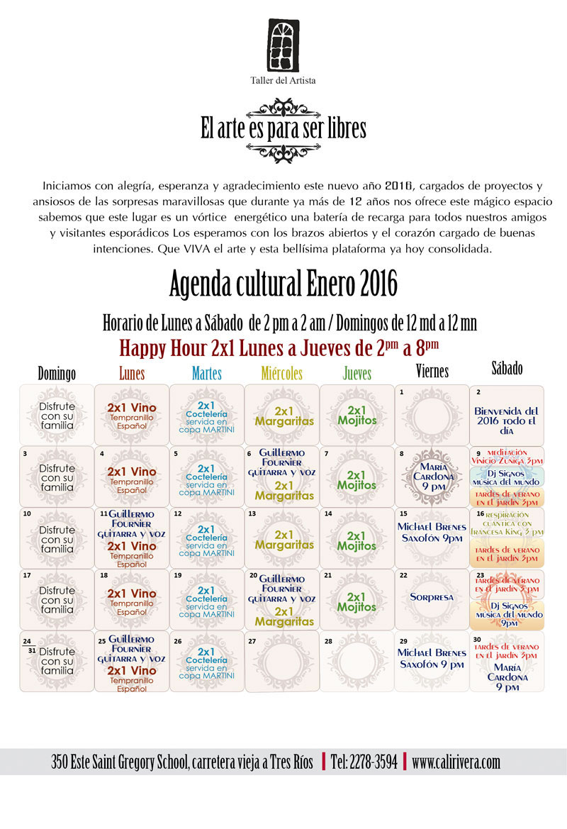 agenda enero 2016web